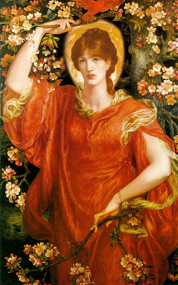 Fiammetta - quadro del pittore inglese Dante Gabriel Rossetti